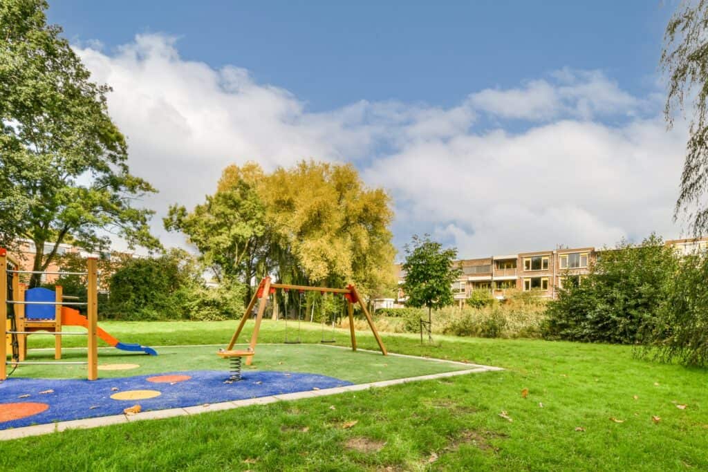 Children's playground in the park